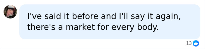 A social media comment discussing the adult platform earnings of Honey Boo Boo star Pumpkin, noting a market for everybody.