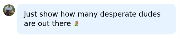 A social media comment remarking on the number of desperate people on adult platforms involving Honey Boo Boo star Pumpkin.