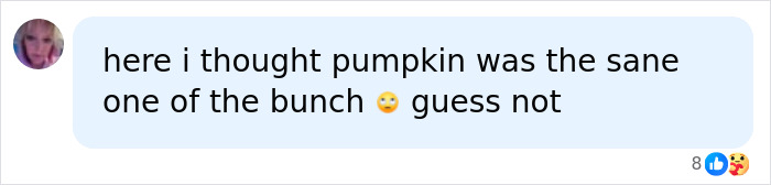 A comment bubble from a user, expressing surprise about Honey Boo Boo star Pumpkin's adult platform.