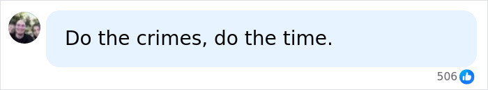 A concise comment stating, Do the crimes, do the time, regarding a 15-year-old boy's prison sentence. A concise comment stating, Do the crimes, do the time, regarding a 15-year-old boy's prison sentence.