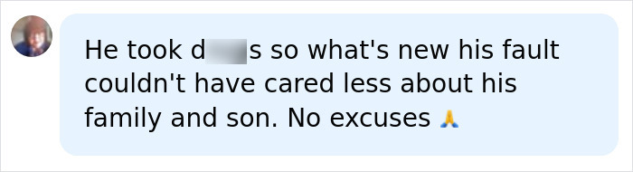 A social media comment about Liam Payne's alleged actions during his final hours. A social media comment about Liam Payne's alleged actions during his final hours.