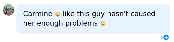 Screenshot of a comment about John Gotti’s grandson causing problems for his mom, ordered to donate kidney. Screenshot of a comment about John Gotti’s grandson causing problems for his mom, ordered to donate kidney.