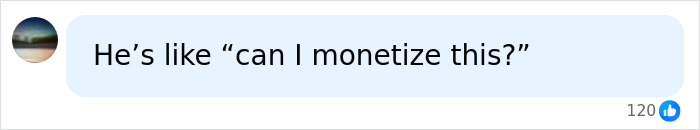 A social media comment speculating Perez Hilton's first words after his hospital livestream: Can I monetize this? A social media comment speculating Perez Hilton's first words after his hospital livestream: Can I monetize this?
