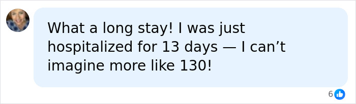 Social media comment about Christina Applegate's health battle: What a long stay! I was just hospitalized for 13 days — I can't imagine more like 130! Social media comment about Christina Applegate's health battle: What a long stay! I was just hospitalized for 13 days — I can't imagine more like 130!