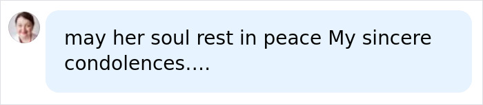 A social media comment saying, may her soul rest in peace, offering condolences for Hayden Panettiere's passing. A social media comment saying, may her soul rest in peace, offering condolences for Hayden Panettiere's passing.