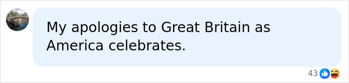 A comment regarding Prince Harry and Meghan Markle's move back to UK, apologizing to Great Britain as America celebrates. A comment regarding Prince Harry and Meghan Markle's move back to UK, apologizing to Great Britain as America celebrates.