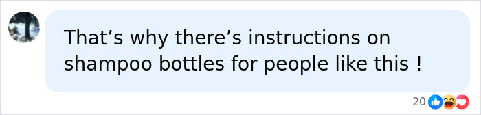 A social media comment about people getting severe injuries from a plane's jet engine.