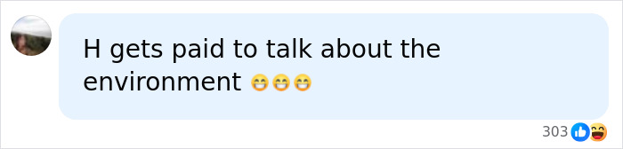 Screenshot of a social media comment about Meghan Markle and Prince Harry and their return to UK. Screenshot of a social media comment about Meghan Markle and Prince Harry and their return to UK.