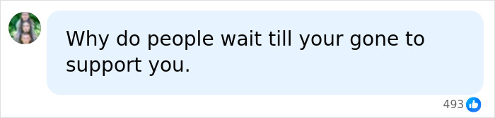 A social media comment about supporting people when they are gone, relating to Hayden Panettiere's passing and Neutrogena boycott.