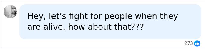 A social media comment urging support for people while they are alive, in the context of Hayden Panettiere and Neutrogena.