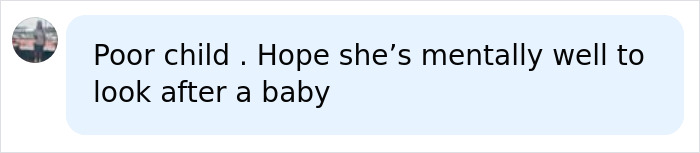 A comment expressing concern for the child and mother's mental well-being after a scandalous pregnancy. A comment expressing concern for the child and mother's mental well-being after a scandalous pregnancy.
