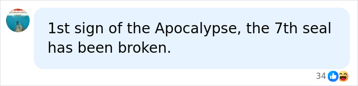 A comment on Prince Harry and Meghan Markle's move back to UK, calling it the 1st sign of the Apocalypse. A comment on Prince Harry and Meghan Markle's move back to UK, calling it the 1st sign of the Apocalypse.