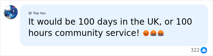 Social media comment about a 15-year-old boy slapped with 100 years in prison. Social media comment about a 15-year-old boy slapped with 100 years in prison.