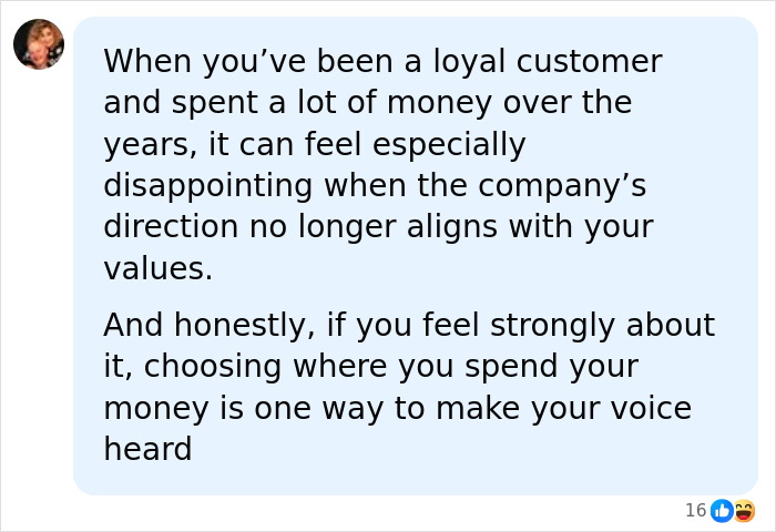 Customer comment on Target Halloween costume backlash, expressing disappointment and choosing where to spend money. Customer comment on Target Halloween costume backlash, expressing disappointment and choosing where to spend money.