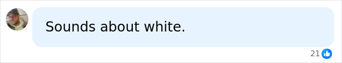 Social media comment about the Oklahoma teen and prison sentence case: Sounds about white.