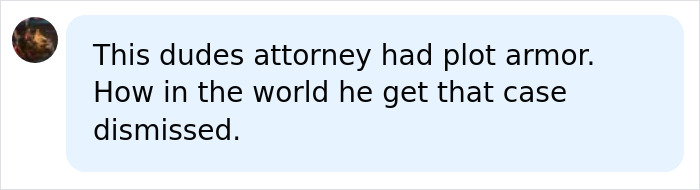 A social media comment expresses disbelief about the Oklahoma teen case dismissal, mentioning the prison sentence for brutal crimes.