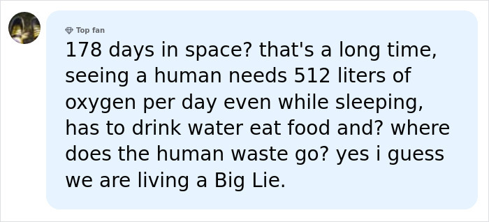 Astronauts reflect on life on Earth after 178 days in space, pondering the immense resources needed.