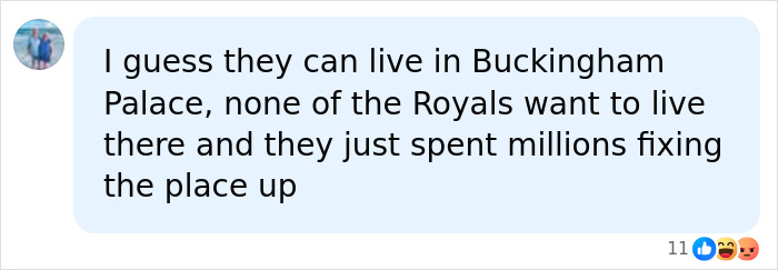 Screenshot of a tweet suggesting Meghan Markle and Prince Harry move to Buckingham Palace. Screenshot of a tweet suggesting Meghan Markle and Prince Harry move to Buckingham Palace.