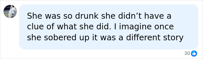 A social media comment discussing the woman's blasé behavior at a police station after taking a bride's life. A social media comment discussing the woman's blasé behavior at a police station after taking a bride's life.