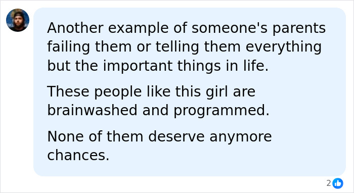 A comment about a woman's blasé behavior at a police station after taking a bride's life. A comment about a woman's blasé behavior at a police station after taking a bride's life.