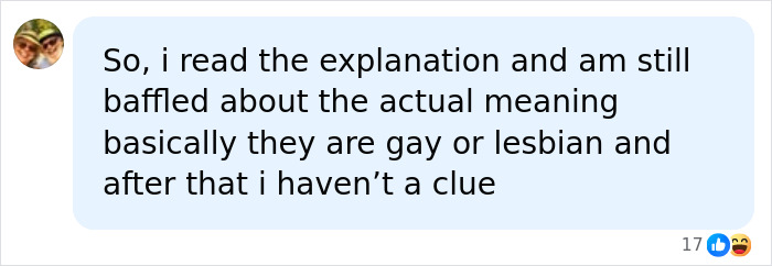 A social media comment expressing confusion about almondsexual, questioning its meaning in the evolving language of identity.