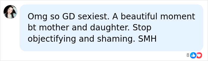 Social media comment defending Leni Klum and Heidi Klum's intimate lingerie shoots as a beautiful mother-daughter moment. Social media comment defending Leni Klum and Heidi Klum's intimate lingerie shoots as a beautiful mother-daughter moment.