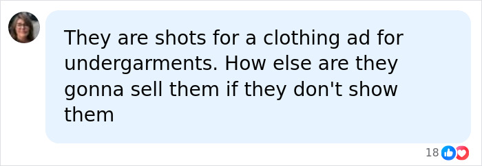 User comment on Leni Klum lingerie shoots with mom Heidi Klum: Explains it as an ad for undergarments. User comment on Leni Klum lingerie shoots with mom Heidi Klum: Explains it as an ad for undergarments.