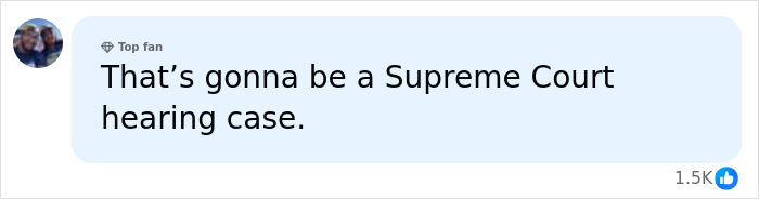Social media comment: Supreme Court hearing case for surrogate who fought to end pregnancy. Social media comment: Supreme Court hearing case for surrogate who fought to end pregnancy.