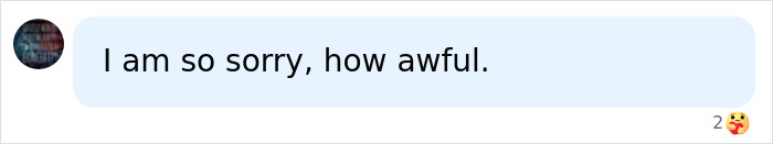 A comment about a woman with a rare skin condition, expressing sympathy. A comment about a woman with a rare skin condition, expressing sympathy.