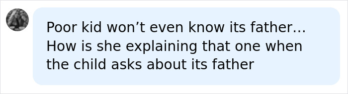 A comment about Bonnie Blue's scandalous pregnancy and the baby not knowing its father. A comment about Bonnie Blue's scandalous pregnancy and the baby not knowing its father.
