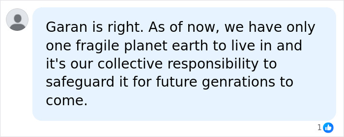 Astronaut realizes the unbelievable life on Earth, emphasizing collective responsibility to safeguard our fragile planet.