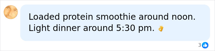A social media post details a common breakfast habit of a loaded protein smoothie around noon and light dinner around 5:30 pm, relating to mortality risk after age 40. A social media post details a common breakfast habit of a loaded protein smoothie around noon and light dinner around 5:30 pm, relating to mortality risk after age 40.