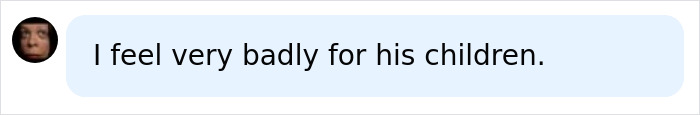 A social media comment about Perez Hilton's children, amidst news of his recovery and permanent disfigurement. A social media comment about Perez Hilton's children, amidst news of his recovery and permanent disfigurement.