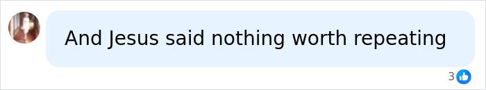 A social media comment regarding the description of the afterlife by a man whose heart stopped during surgery. A social media comment regarding the description of the afterlife by a man whose heart stopped during surgery.