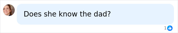 A chat message asks, Does she know the dad?, regarding Bonnie Blue giving birth to a healthy baby. A chat message asks, Does she know the dad?, regarding Bonnie Blue giving birth to a healthy baby.