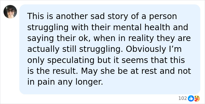 Social media comment on mental health and Hayden Panettiere's passing, referencing 911 dispatch audio. Social media comment on mental health and Hayden Panettiere's passing, referencing 911 dispatch audio.