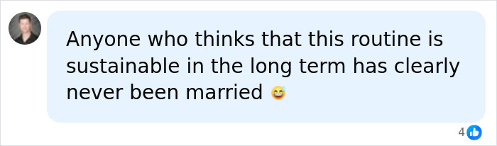 Social media comment about the 72-hour rule, questioning if it can keep intimacy alive. Social media comment about the 72-hour rule, questioning if it can keep intimacy alive.