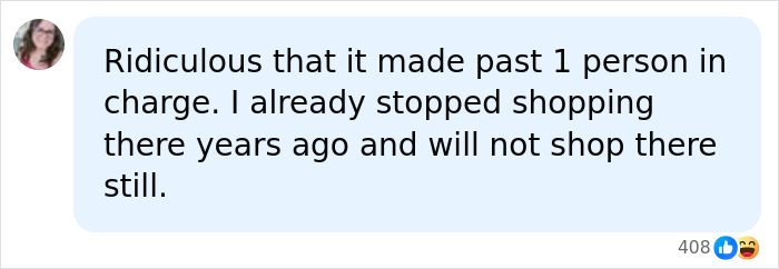 A comment about stopping shopping at Target due to the kid's Halloween costume backlash. A comment about stopping shopping at Target due to the kid's Halloween costume backlash.