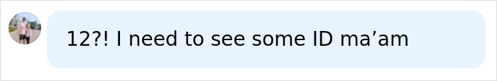 A social media comment questioning the age of the 38-year-old woman who tricked a kind couple.