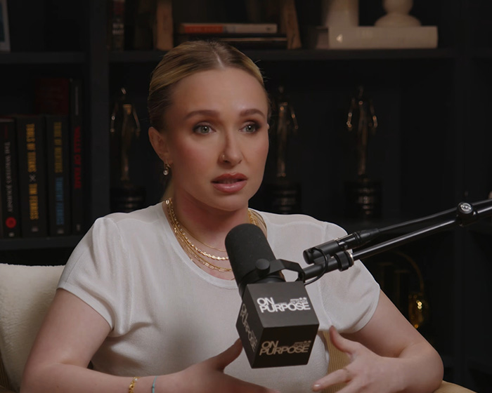 Hayden Panettiere speaking into a microphone during a podcast. 911 dispatch audio details her passing. Hayden Panettiere speaking into a microphone during a podcast. 911 dispatch audio details her passing.