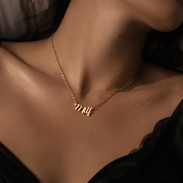Close-up of a conservative politician wearing a provocative necklace. The necklace is a campaign poster accessory. Close-up of a conservative politician wearing a provocative necklace. The necklace is a campaign poster accessory.