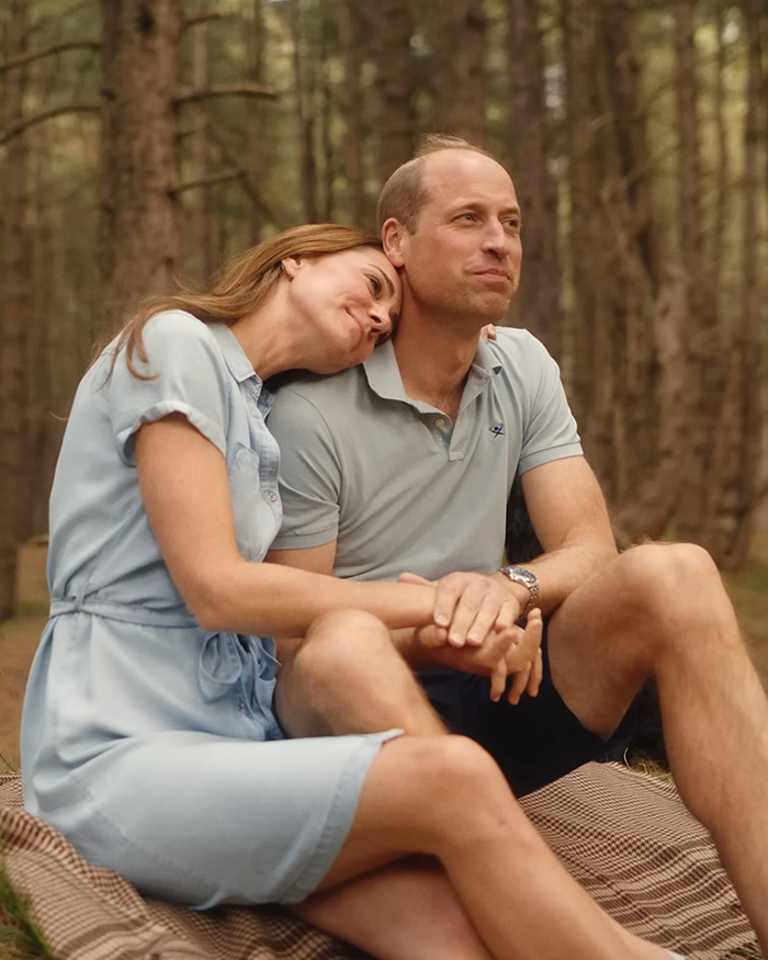 Prince William and Kate Middleton embrace in a wooded area, sitting on a blanket, their marriage under scrutiny. Prince William and Kate Middleton embrace in a wooded area, sitting on a blanket, their marriage under scrutiny.