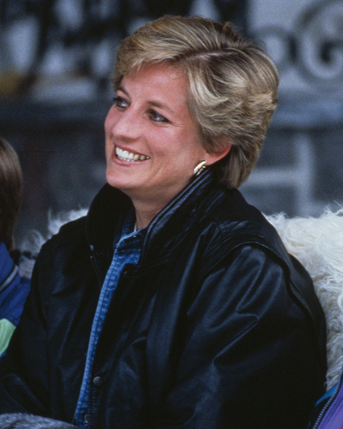 Princess Diana smiling, sparking secret pregnancy royal conspiracy theory interest. Princess Diana smiling, sparking secret pregnancy royal conspiracy theory interest.