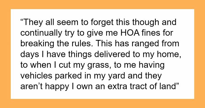 HOA Neighbors Keep Fining A Man Who Was Never In Their HOA, He Has Finally Had Enough