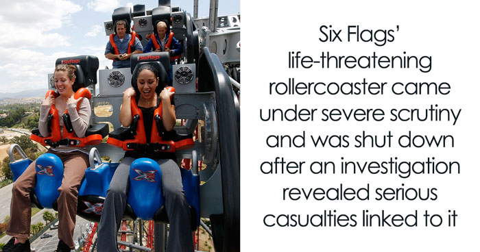 Iconic X2 Rollercoaster In LA Shut Down, Probably Due To Serious Brain Injuries Caused To Attendees