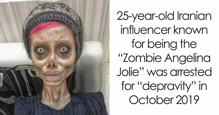 Woman Behind “Zombie Angelina Jolie” Craze Finally Shows Her Real Face, Internet Can’t Believe It
