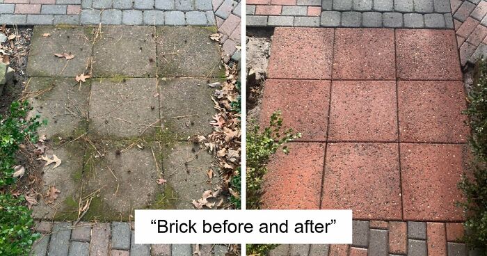 81 Power Washing Pics That Are So Satisfying, They Might Make Cleaning Look Fun (New Pics)