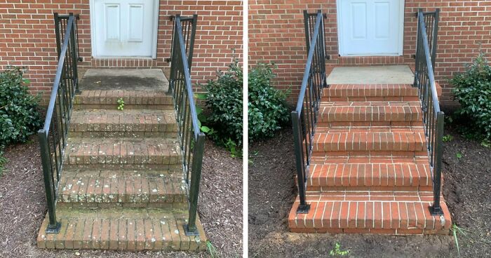 81 Power Washing Pics That Are So Satisfying, They Might Make Cleaning Look Fun (New Pics)