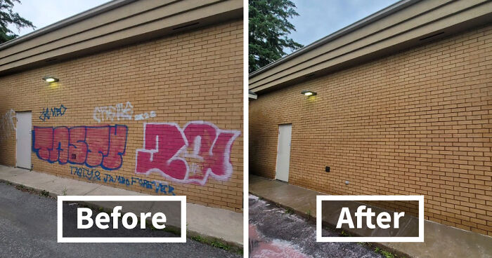 81 Power Washing Pics That Are So Satisfying, They Might Make Cleaning Look Fun (New Pics)