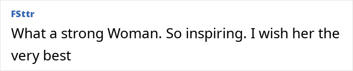 An inspiring comment from FSttr about a strong woman who escaped a serial criminal.
